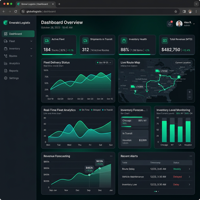 Fleet Management Admin Dashboard